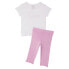 Puma 2Pc Crew Neck Short Sleeve T-Shirt & Pants Set Infant Girls Size 2T Casual
