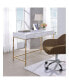 Ottey Desk In High Gloss & Gold