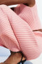 Фото #3 товара Трикотажная юбка-карандаш миди в рубчик ZARA