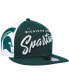 Фото #2 товара Men's Green Michigan State Spartans Outright 9FIFTY Snapback Hat