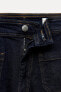 ZW COLLECTION MARINE STRAIGHT-LEG HIGH-WAIST JEANS WITH POCKETS