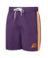 Фото #4 товара Плавки мужские G-III Sports by Carl Banks Феникс Suns пляжные сетчатые фиолетовые, оранжевые