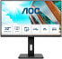 Фото #1 товара AOC U32P2 - 32 Inch UHD Monitor, Height-Adjustable (3840 x 2160, 75 Hz, HDMI 2.0, DisplayPort, USB Hub) Black