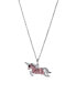 Фото #1 товара Giani Bernini crystal Unicorn Pendant Necklace (0.11 ct. t.w.) in Sterling Silver