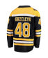 Фото #2 товара Men's Matt Grzelcyk Black Boston Bruins Team Home Breakaway Player Jersey