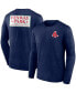 Фото #1 товара Men's Navy Boston Red Sox Fenway Park Home Hometown Collection Long Sleeve T-shirt