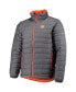 Men's Gray Clemson Tigers Powder Lite Omni-Heat Reflective Full-Zip Jacket