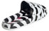 Фото #5 товара Спортивные тапочки женские Adidas Originals Marimekko Adilette черно-белые