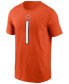 ფოტო #3 პროდუქტის Men's Justin Fields Orange Chicago Bears 2021 NFL Draft First Round Pick Player Name Number T-shirt