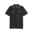 Фото #1 товара Puma Mapf1 Pique Short Sleeve Polo Shirt Mens Black Casual 62115301