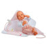 Фото #1 товара Кукла для новорожденных Berjuan 8103-21 розовые штаны и капюшон