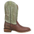Фото #1 товара Corral Boots Brown Bull Shoulder Embroidered Square Toe Cowboy Mens Brown, Gree