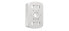 Фото #1 товара Cisco MA-MNT-MV-21 - Mount - Outdoor - White - Cisco MV52 - 111.9 mm - 58 mm