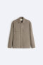 Фото #7 товара Куртка-рубашка ZARA с текстурным рельефом