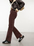 Cotton:On corduroy stretch bootleg jean in brown Коричневый, 32 - фото #5