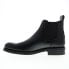 Фото #5 товара Wolverine BLVD Chelsea W990092 Mens Black Leather Lace Up Chelsea Boots 7