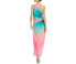 Фото #2 товара Rococo Sand One Shoulder Maxi Dress Multicolor Size Medium