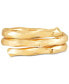 ფოტო #3 პროდუქტის Polished Coil Statement Ring in 10k Gold