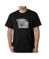 ფოტო #1 პროდუქტის Men's Word Art T-Shirt - Pug Face