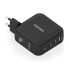 AISENS ASCH-140W3P031-BK USB-A and USB-C wall charger