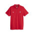Фото #1 товара Puma Sf Style Jacquard Short Sleeve Polo Shirt Mens Red Casual 62098702