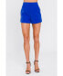 ფოტო #1 პროდუქტის Women's Tailored Basic Shorts