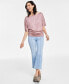 ფოტო #4 პროდუქტის Women's Draped Off-The-Shoulder Top, Created for Macy's