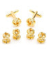 Фото #1 товара Men's Knot Cufflink and Stud Set