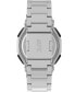 UFC Men's Colossus Analog-Digital Silver-Tone Stainless Steel Watch, 45mm