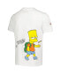 ფოტო #3 პროდუქტის Big Boys and Girls White The Simpsons Bart Sketch T-shirt