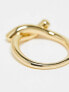 & Other Stories twisted ring in gold