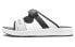 Фото #1 товара Шлепанцы спортивные мужские New Balance 330 черно-бело-серые
