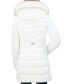 Women's Faux-Fur-Trim Hooded Puffer Coat Белый, 2XS - фото #2