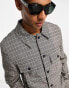 Фото #3 товара ASOS DESIGN smart co-ord trucker jacket in grey check