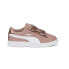 Фото #2 товара Puma Smash V2 Glitz Glam Slip On Youth Girls Pink Sneakers Casual Shoes 3673782