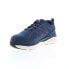 Фото #8 товара Skechers Arch Fit Slip Resistant Vigorit Mens Blue Wide Athletic Work Shoes