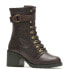 Фото #4 товара Harley-Davidson Marinda 9" Lace D84763 Womens Brown Leather Motorcycle Boots