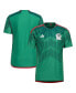 Фото #2 товара Men's Green Mexico National Team 2022/23 Home Authentic Blank Jersey