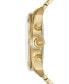 ფოტო #2 პროდუქტის Men's Spiked Gold-Tone Stainless Steel Bracelet Watch, 49mm