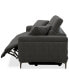 Фото #6 товара Adney 121" 3 Pc Zero Gravity Fabric Sectional with 3 Power Recliners, Created for Macy's