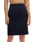 Фото #1 товара Women's Wool Slim-Fit Pencil Skirt