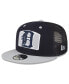 Фото #1 товара Men's Navy, Gray Detroit Tigers Logo Zoom Trucker 9FIFTY Snapback Hat