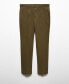 Men's Pleated Slim Fit Chinos