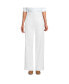 Фото #3 товара Women's High Rise 5 Pocket Wide Leg Chino Pants