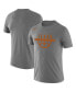 Men's Gray Texas Longhorns Basketball Drop Legend Performance T-shirt