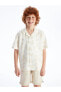 Фото #6 товара LCW Kids Rahat Kalıp Keten Karışımlı Erkek Çocuk Gömlek