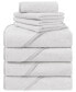 Фото #1 товара Turkish Cotton Baby Hooded 8-Pc. Bath Towel Set