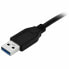 Кабель USB A — USB C Startech USB315AC1M Чёрный