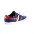 Фото #16 товара Gola Varsity CMA331 Mens Blue Canvas Lace Up Lifestyle Sneakers Shoes