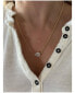 Фото #2 товара Rivka Friedman pear Cut Bezel Set Cubic Zirconia Pendant Necklace